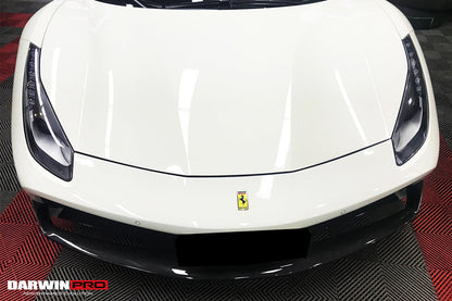 Borde delantero de fibra de carbono DarwinPRO para Ferrari 488 GTB y Spider (2015-2020)