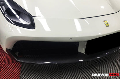 Borde delantero de fibra de carbono DarwinPRO para Ferrari 488 GTB y Spider (2015-2020)