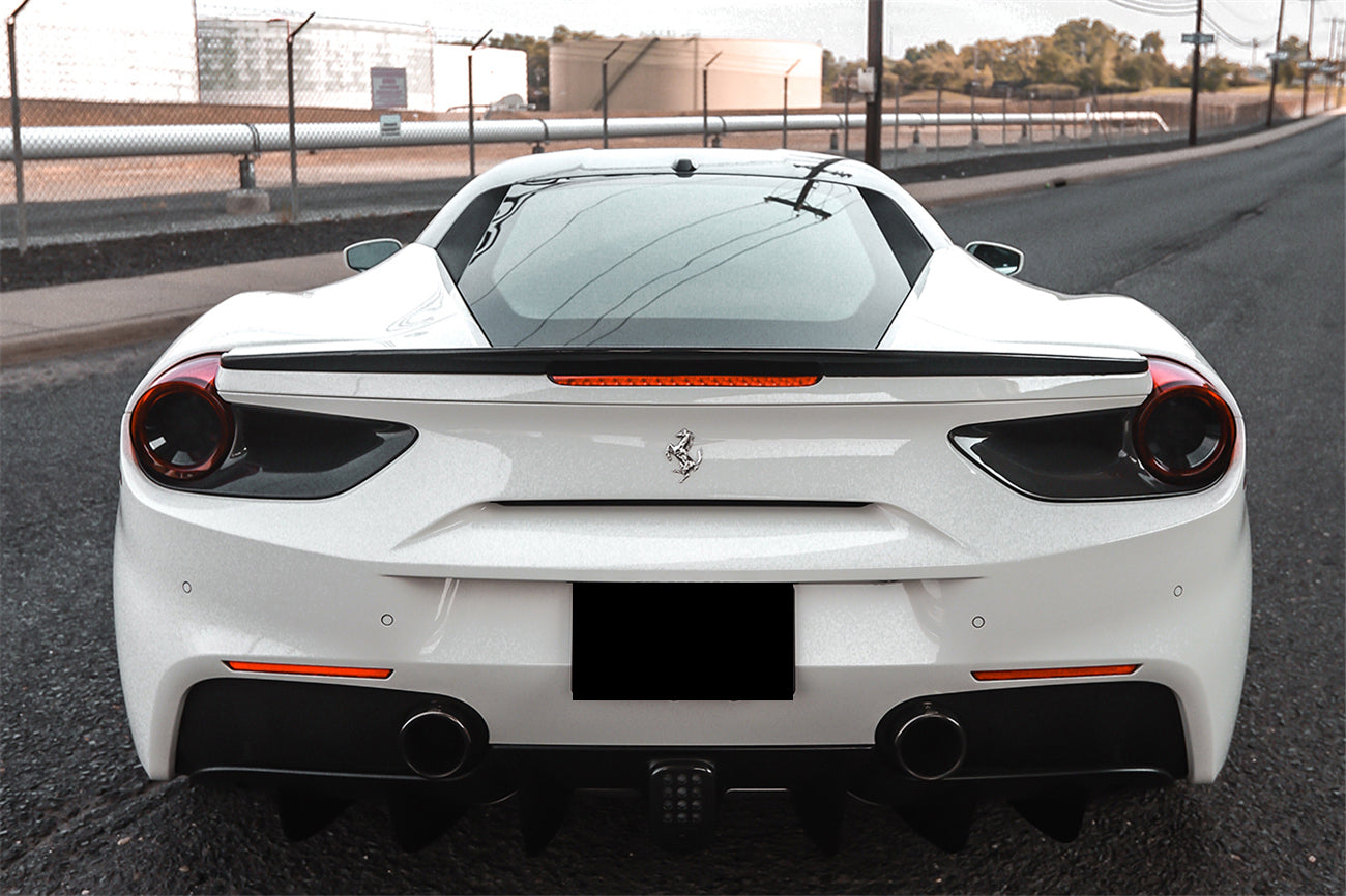Cubiertas de fibra de carbono para luces traseras satélite DarwinPRO 2015-2020 Ferrari 488 GTB Spyder