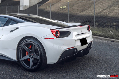 Cubiertas de fibra de carbono para luces traseras satélite DarwinPRO 2015-2020 Ferrari 488 GTB Spyder