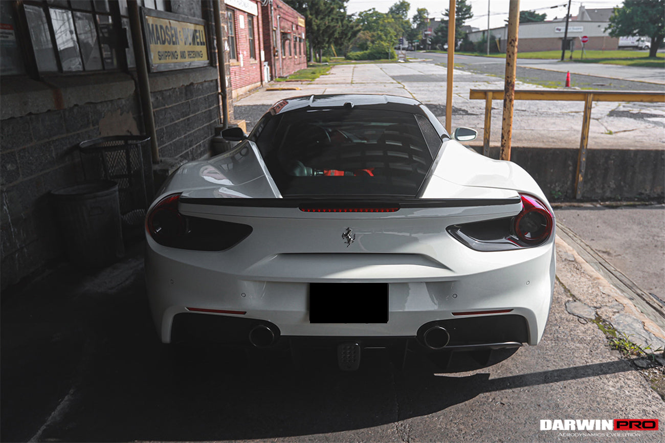 Cubiertas de fibra de carbono para luces traseras satélite DarwinPRO 2015-2020 Ferrari 488 GTB Spyder