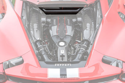 DarwinPRO 2015-2022 Ferrari 488 GTB | 488 PISTA | F8 Autoclave Carbon Fiber Firewall Cover | Engine Bay Trim panel Replacement