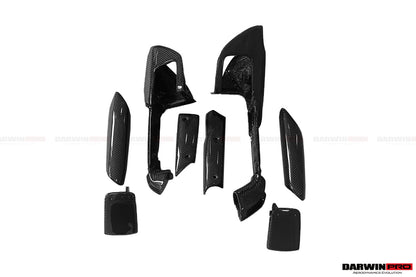 DarwinPRO Carbon Fiber Door Handle Interior | 2015-2020 Ferrari 488 GTB & Spider