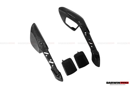 DarwinPRO Carbon Fiber Door Handle Interior | 2015-2020 Ferrari 488 GTB & Spider
