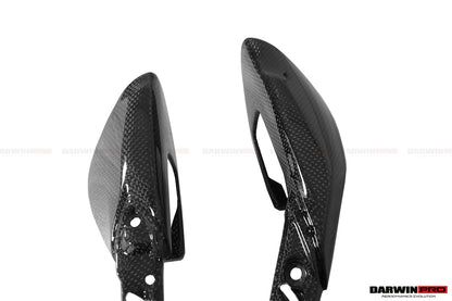 DarwinPRO Carbon Fiber Door Handle Interior | 2015-2020 Ferrari 488 GTB & Spider
