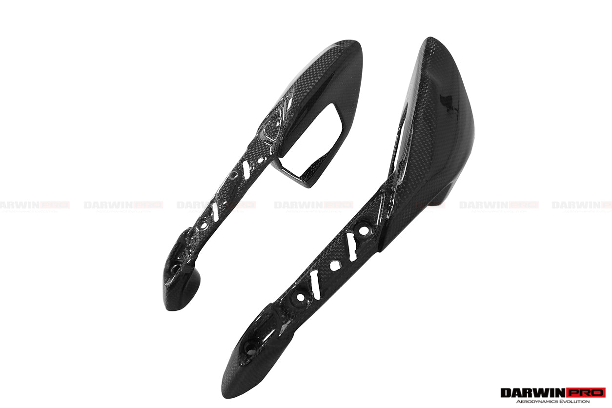 DarwinPRO Carbon Fiber Door Handle Interior | 2015-2020 Ferrari 488 GTB & Spider
