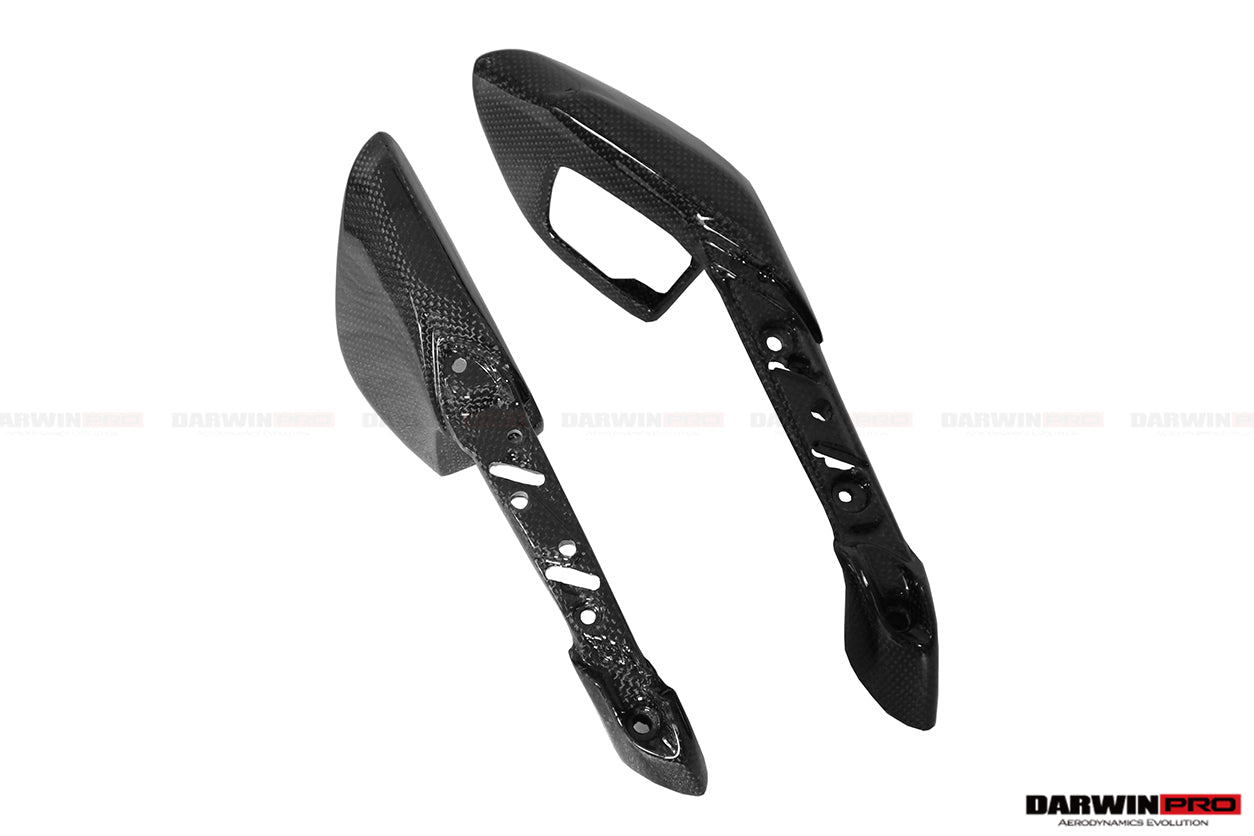 DarwinPRO Carbon Fiber Door Handle Interior | 2015-2020 Ferrari 488 GTB & Spider