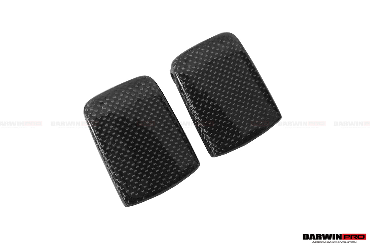 DarwinPRO Carbon Fiber Door Handle Interior | 2015-2020 Ferrari 488 GTB & Spider