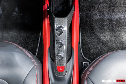 DarwinPRO 2015-2020 Ferrari 488 GTB & Spider Dry Carbon Fiber Bridge  Control