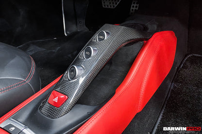 DarwinPRO 2015-2020 Ferrari 488 GTB & Spider Dry Carbon Fiber Bridge  Control