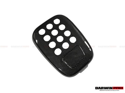 DarwinPRO 2015-2020 Ferrari 488 GTB & Spider Dry Carbon Fiber Rear Black Light Cover
