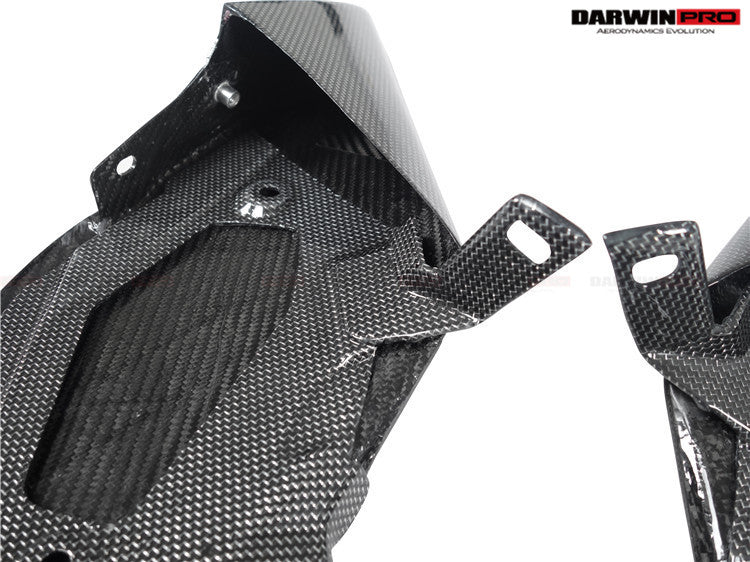 DarwinPRO 2015-2020 Ferrari 488 GTB & Spider Dry Carbon Fiber Side Air Intake Fins