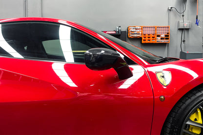 DarwinPRO 2015-2020 Ferrari 488 GTB & Spider Carbon Fiber Mirror House & Base Replacement