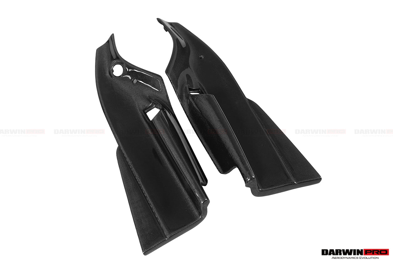 Panel de puerta interior de fibra de carbono DarwinPRO para Ferrari 488 GTB y Spider (2015-2020)