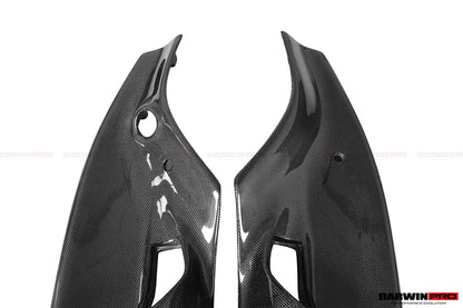 Panel de puerta interior de fibra de carbono DarwinPRO para Ferrari 488 GTB y Spider (2015-2020)