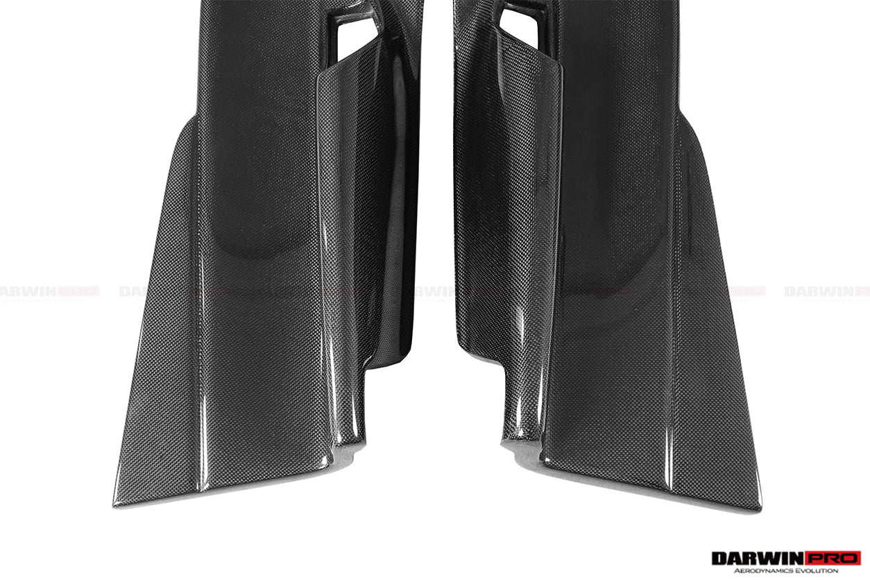 Panel de puerta interior de fibra de carbono DarwinPRO para Ferrari 488 GTB y Spider (2015-2020)