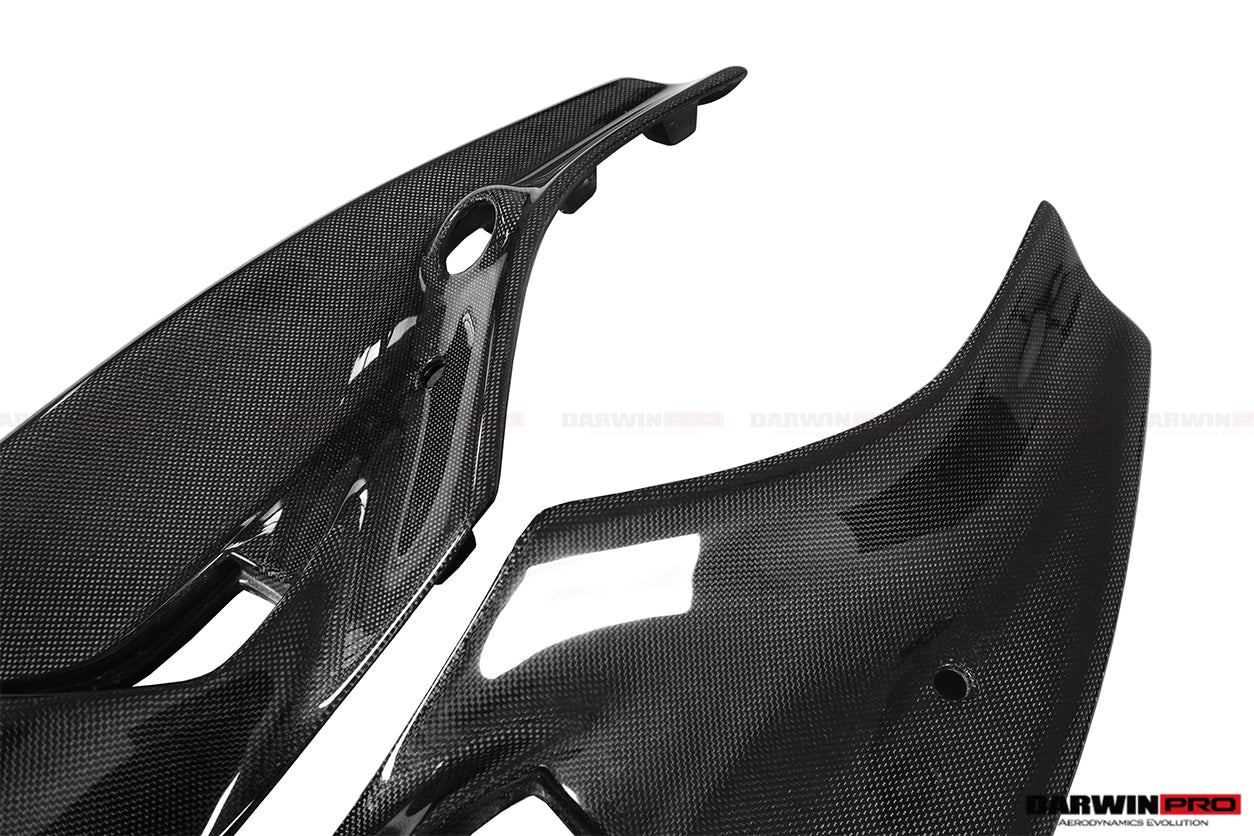 Panel de puerta interior de fibra de carbono DarwinPRO para Ferrari 488 GTB y Spider (2015-2020)