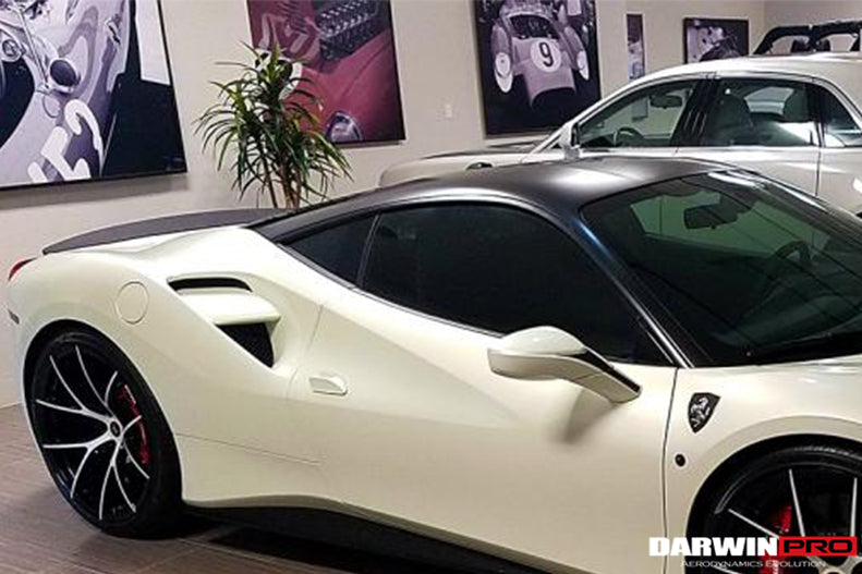Alerón de maletero de fibra de carbono DarwinPRO 2015-2020 Ferrari 488 GTB BKSS