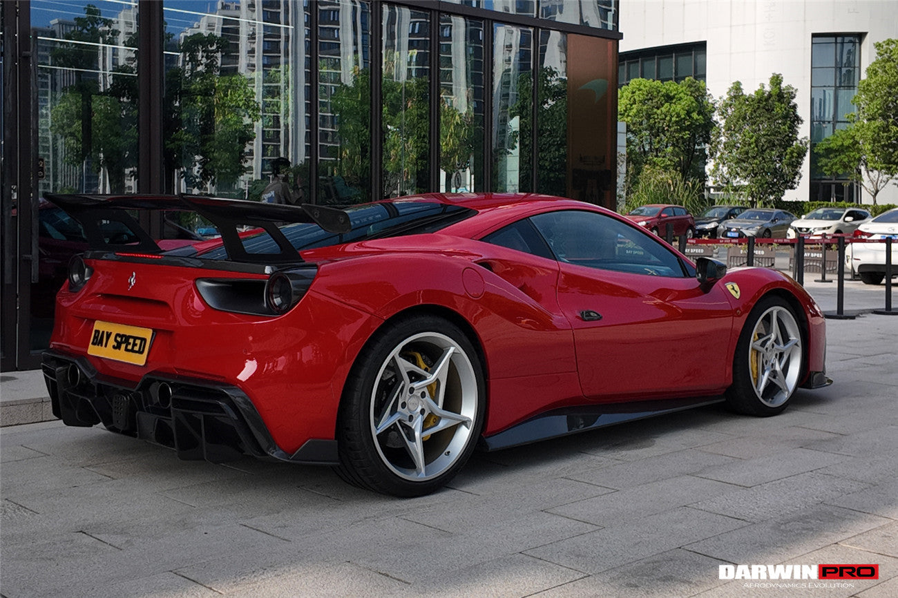 DarwinPRO 2015-2020 Ferrari 488 GTB & Spider iMP-Performance Carbon Fiber Rear Diffuser