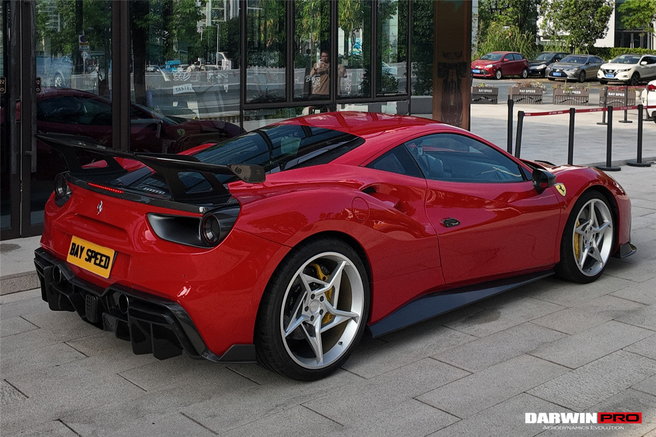 DarwinPRO 2015-2020 Ferrari 488 GTB & Spider iMP-Performance Carbon Fiber Rear Diffuser