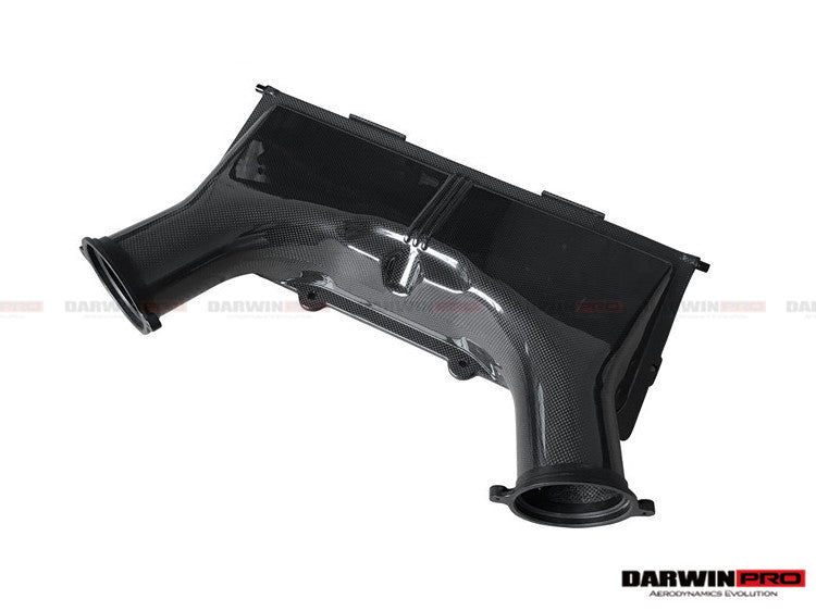 Caja de aire seca de fibra de carbono DarwinPRO para Ferrari F8, 488 GTB y Spyder (2015-2022)