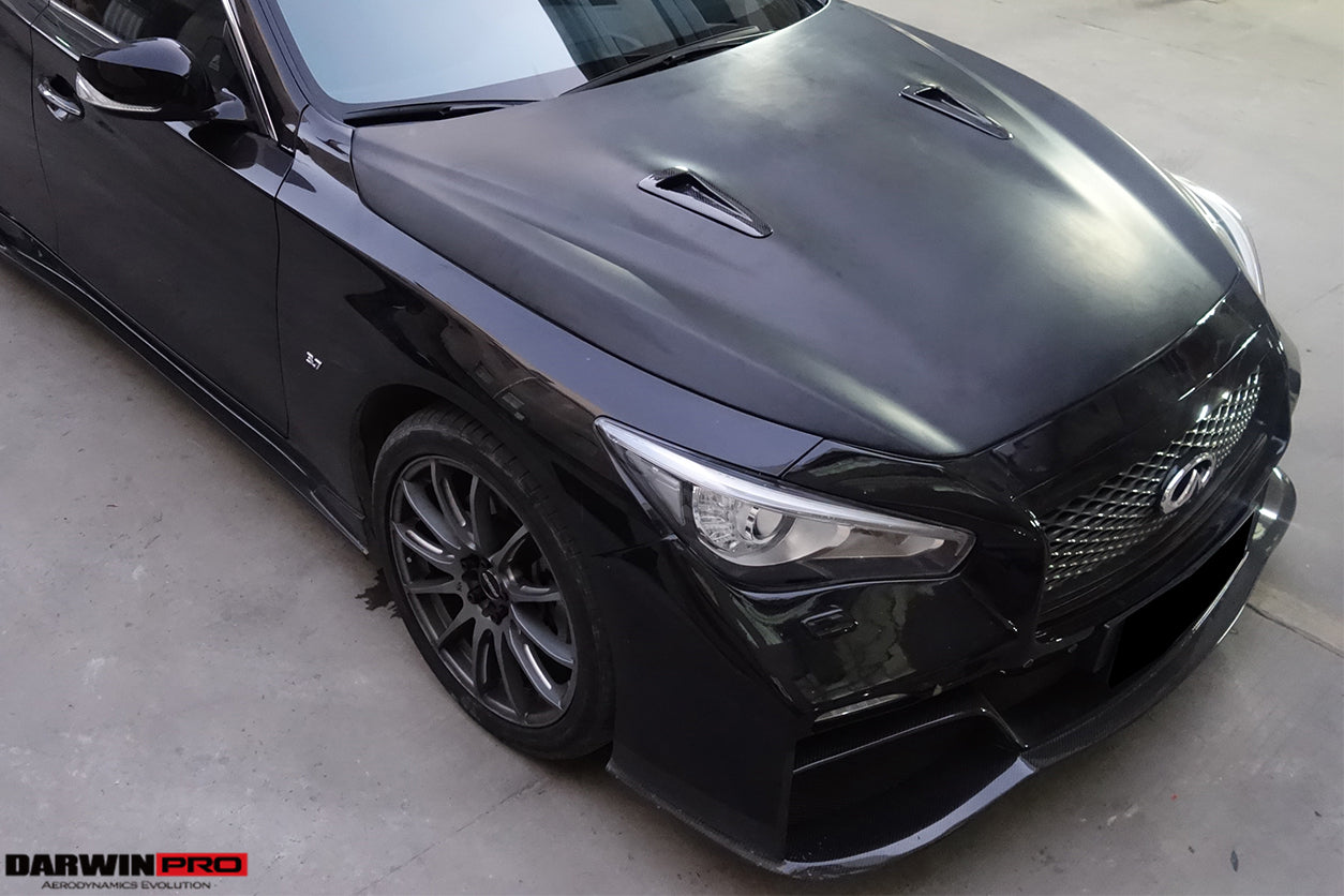 DarwinPRO EAU ROUGE Style Hood | 2014-2022 Infiniti Q50 Sedan