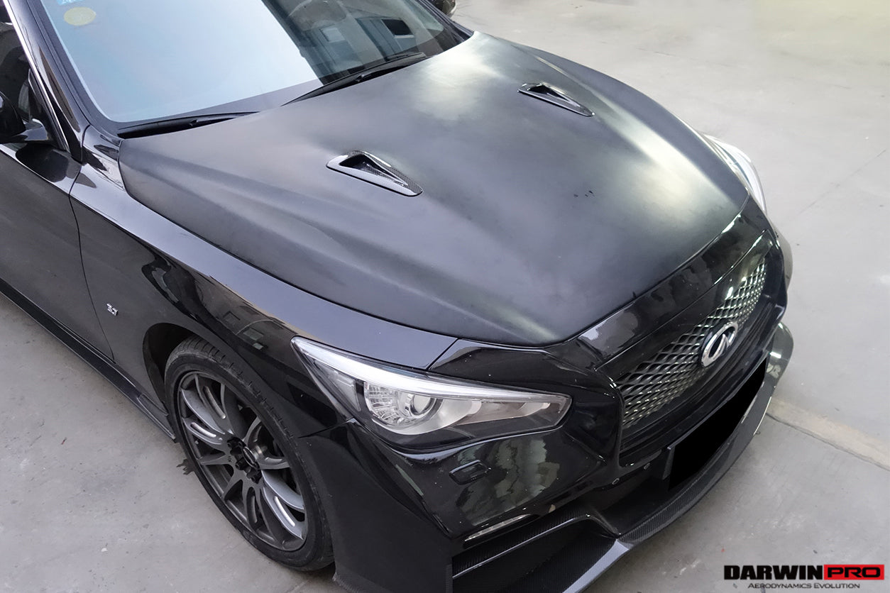 DarwinPRO EAU ROUGE Style Hood | 2014-2022 Infiniti Q50 Sedan