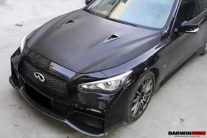 DarwinPRO EAU ROUGE Style Hood | 2014-2022 Infiniti Q50 Sedan