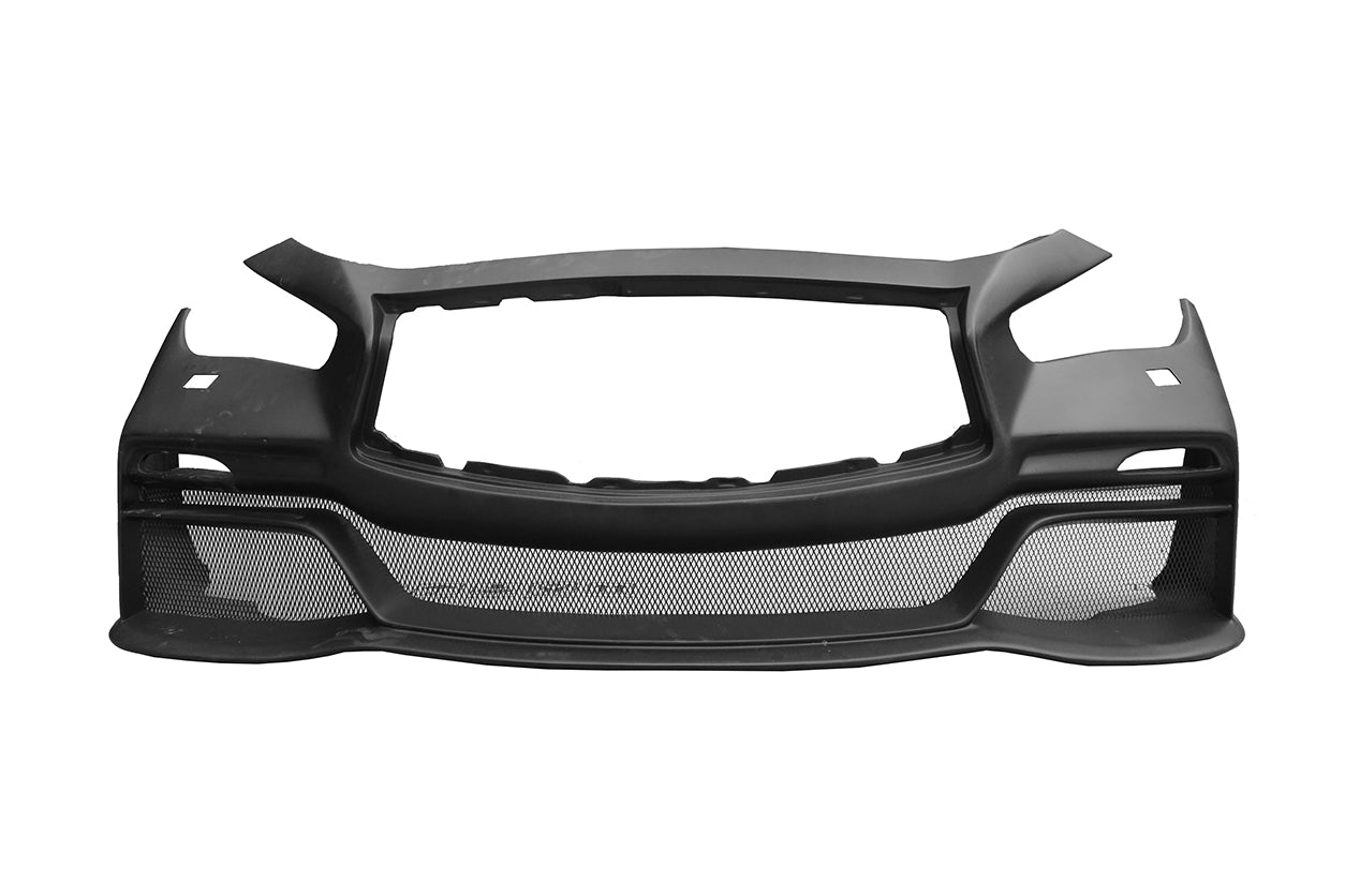 Parachoques delantero estilo EAU ROUGE para Infiniti Q50 Sedán Darwinpro 2014-2022