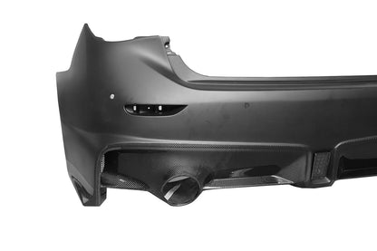 Parachoques trasero estilo EAU ROUGE para Infiniti Q50 Sedán DarwinPRO 2014-2017
