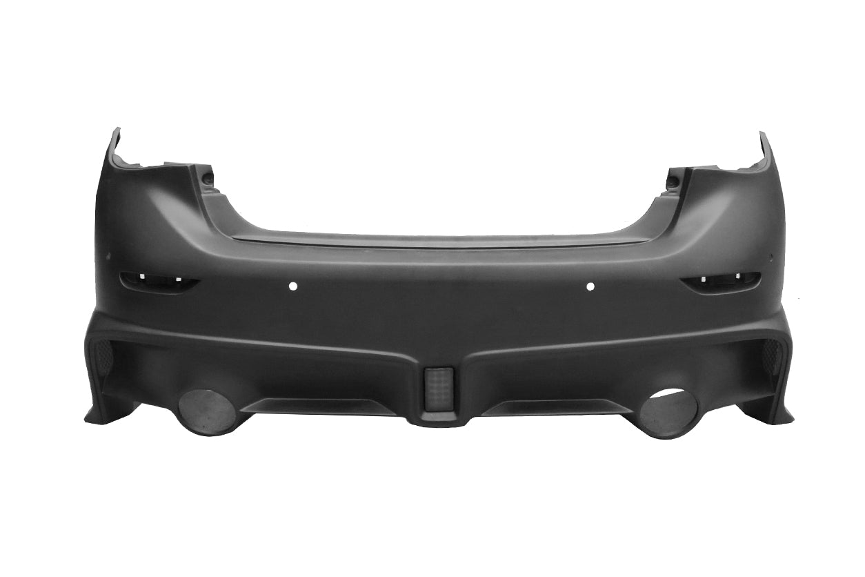 Parachoques trasero estilo EAU ROUGE para Infiniti Q50 Sedán DarwinPRO 2014-2017