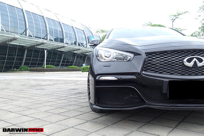 Parachoques delantero estilo EAU ROUGE para Infiniti Q50 Sedán Darwinpro 2014-2022
