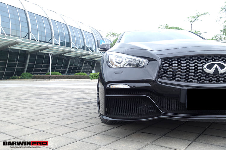 Parachoques delantero estilo EAU ROUGE para Infiniti Q50 Sedán Darwinpro 2014-2022