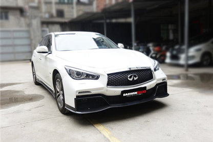 Parachoques delantero estilo EAU ROUGE para Infiniti Q50 Sedán Darwinpro 2014-2022