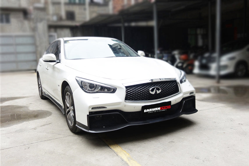 Parachoques delantero estilo EAU ROUGE para Infiniti Q50 Sedán Darwinpro 2014-2022
