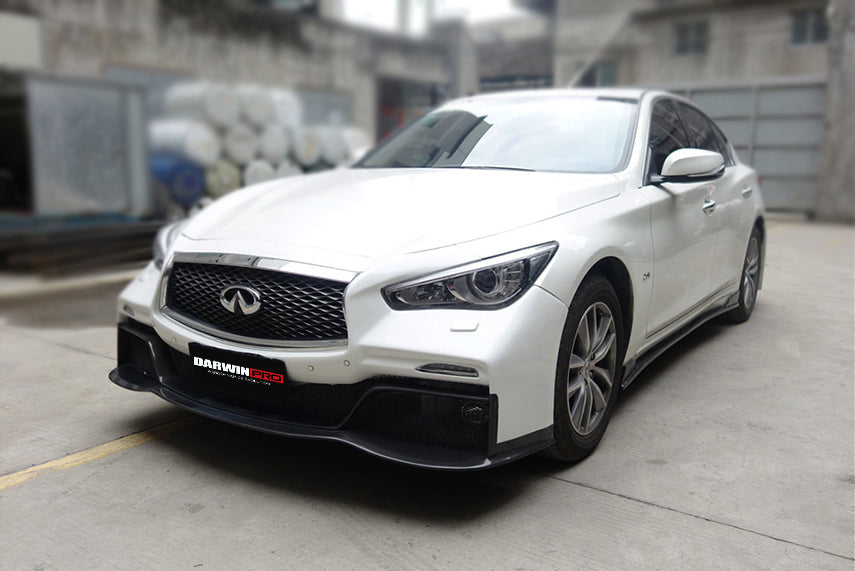 Parachoques delantero estilo EAU ROUGE para Infiniti Q50 Sedán Darwinpro 2014-2022