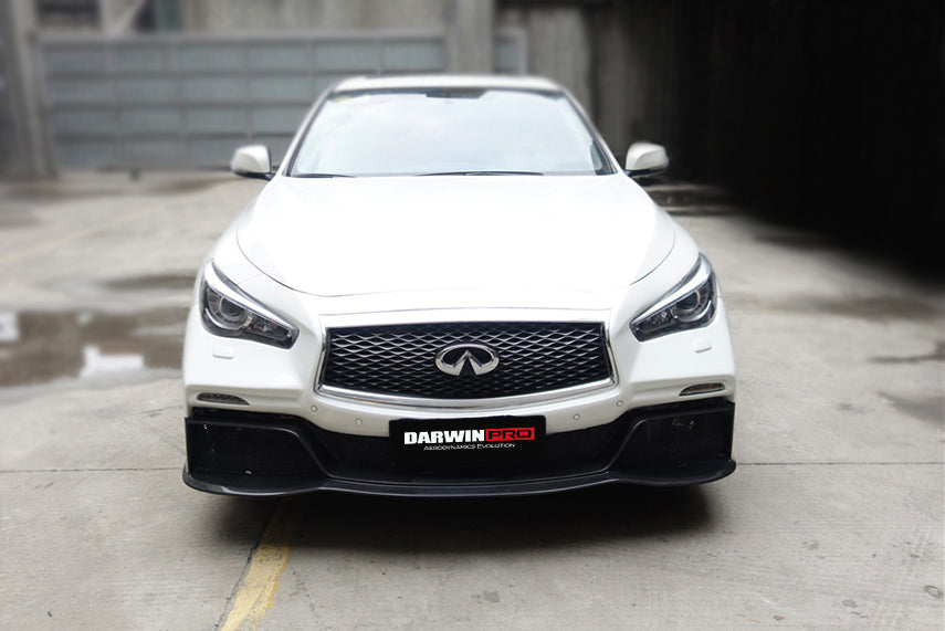 Parachoques delantero estilo EAU ROUGE para Infiniti Q50 Sedán Darwinpro 2014-2022