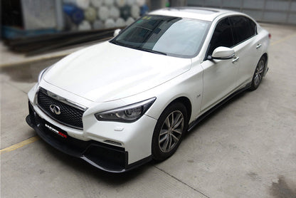 Parachoques delantero estilo EAU ROUGE para Infiniti Q50 Sedán Darwinpro 2014-2022