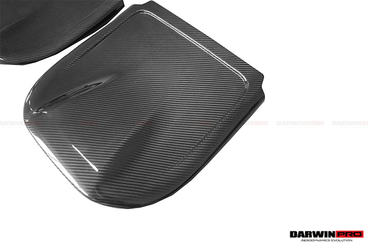 Reemplazo de respaldo de fibra de carbono seco para Infiniti Q50 Sedán DarwinPRO 2014-2022