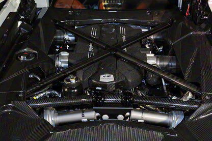 DarwinPRO Carbon Fiber Engine Bay Cover Interior Replacement | 2011-2016 Lamborghini Aventador LP700 Coupe