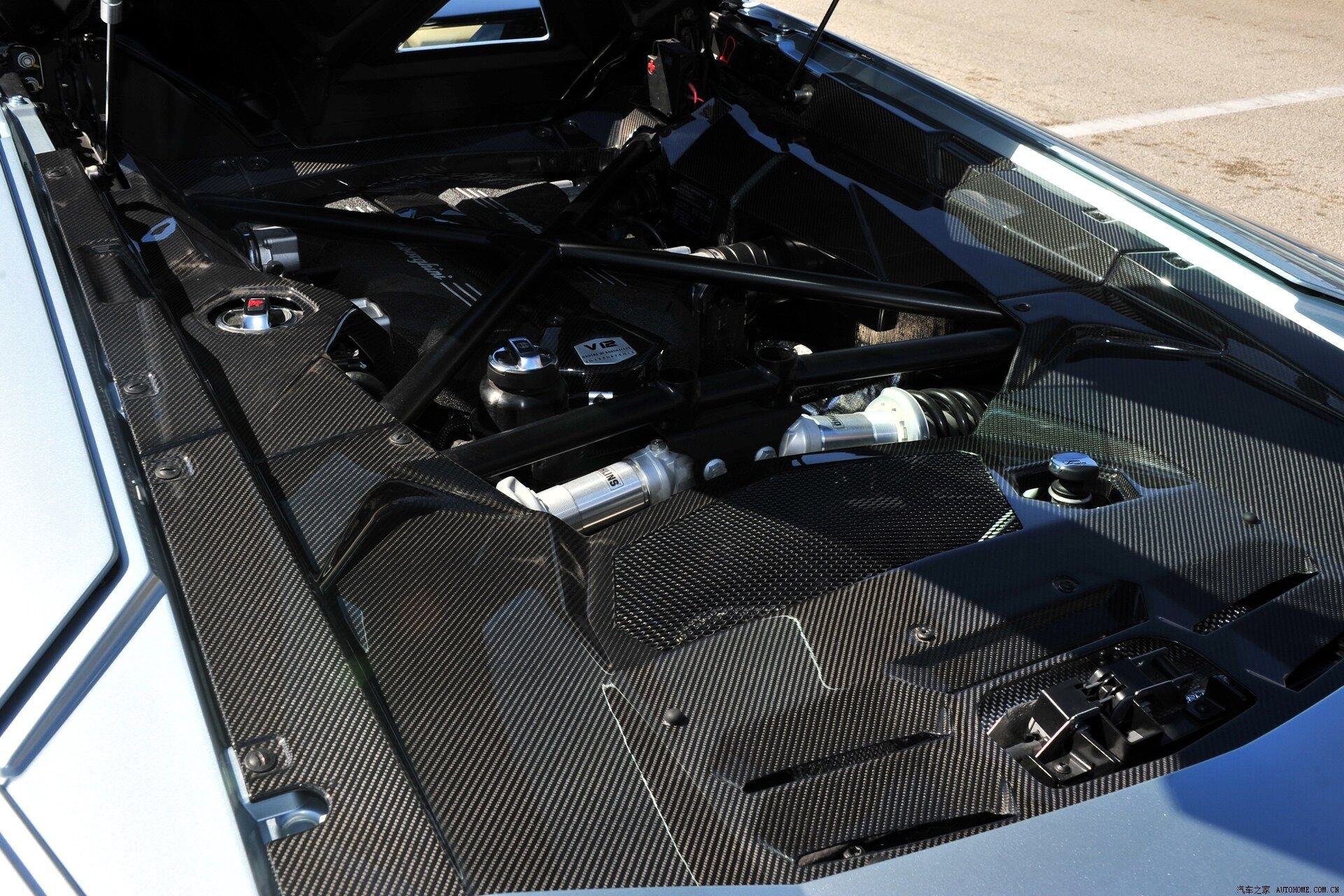DarwinPRO Carbon Fiber Engine Bay Cover Interior Replacement | 2011-2016 Lamborghini Aventador LP700 Coupe