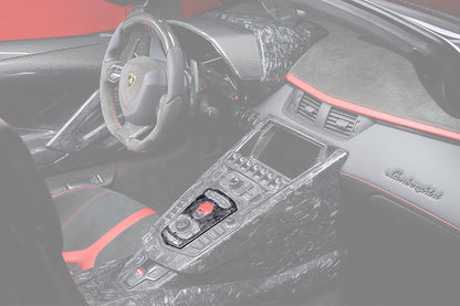 DarwinPRO 2011-2016 Lamborghini Aventador LP700 LP720 LP750 SV Coupe Roadster Dry Carbon Fiber Center Console Panel Replacement