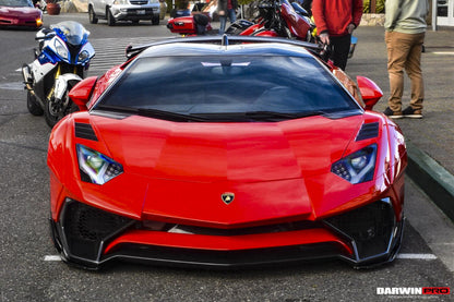 DarwinPRO 2011-2016 Lamborghini Aventador LP700 Roadster SV-BKSSII Style Carbon Fiber Aero Full Wide Body Kit