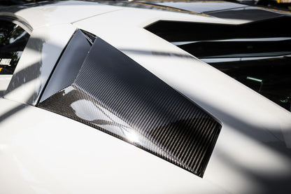 DarwinPRO Autoclave Carbon Fiber Rear Side Scoops | 2017-2021 Lamborghini Aventador LP740 Coupe