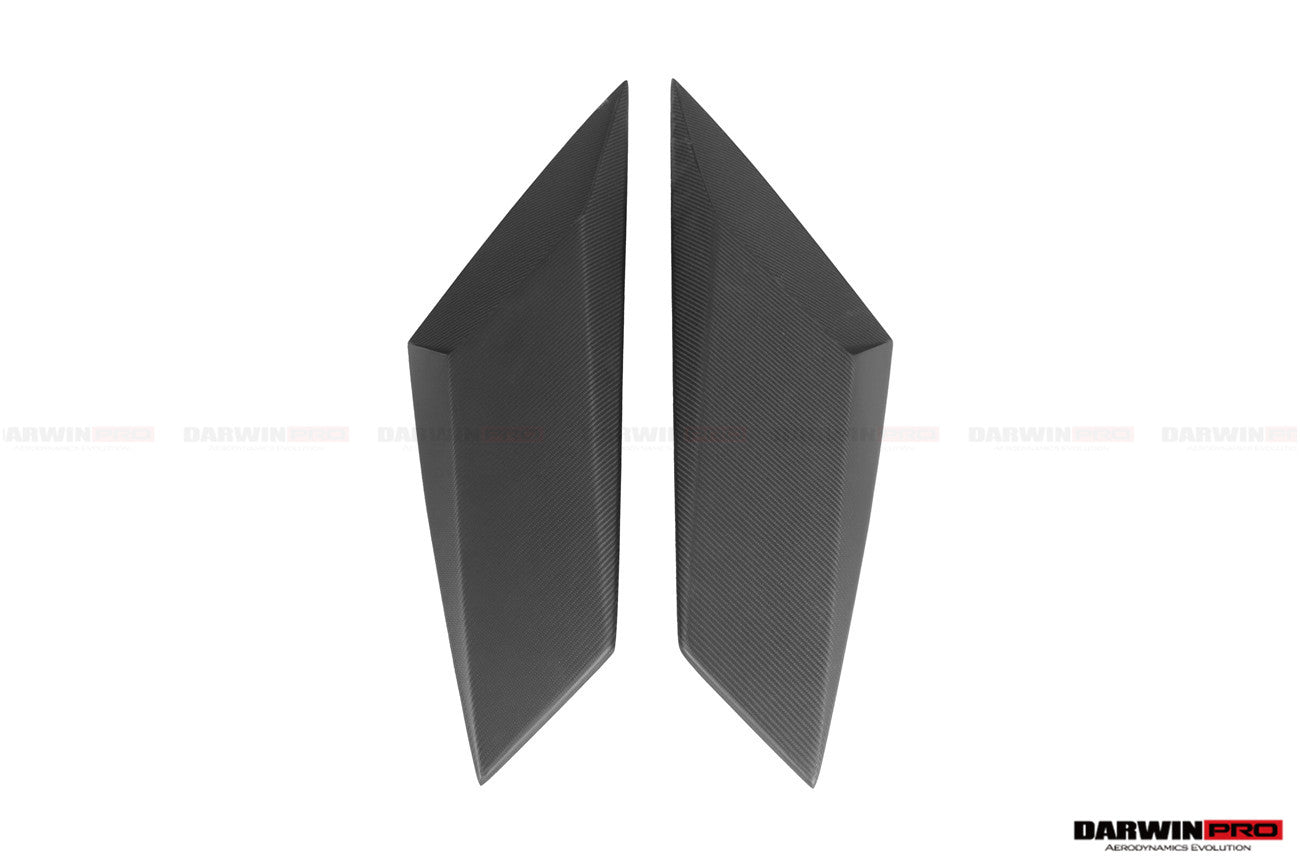 DarwinPRO Autoclave Carbon Fiber Rear Side Scoops | 2017-2021 Lamborghini Aventador LP740 Coupe