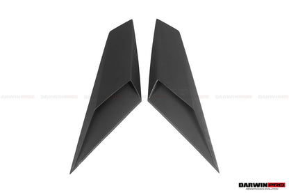 DarwinPRO Autoclave Carbon Fiber Rear Side Scoops | 2017-2021 Lamborghini Aventador LP740 Roadster