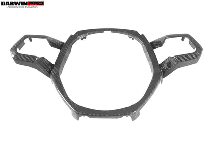 Embellecedor central de fibra de carbono autoclave para volante de Lamborghini Huracan LP610, LP580 y EVO (2015-2023) de DarwinPRO