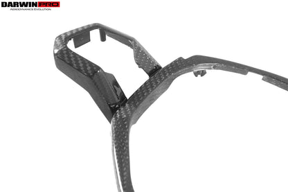 Embellecedor central de fibra de carbono autoclave para volante de Lamborghini Huracan LP610, LP580 y EVO (2015-2023) de DarwinPRO