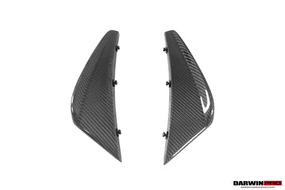 DarwinPRO 2019-2023 Lamborghini Huracan EVO 4WD ONLY BKSS Style Carbon Front Bumper Canards