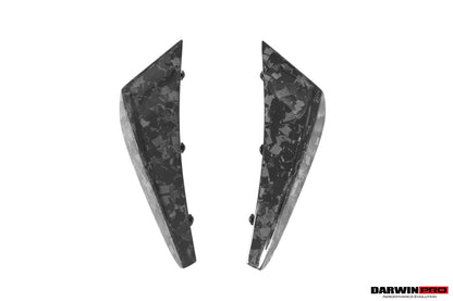 DarwinPRO 2019-2023 Lamborghini Huracan EVO 4WD ONLY BKSS Style Carbon Front Bumper Canards